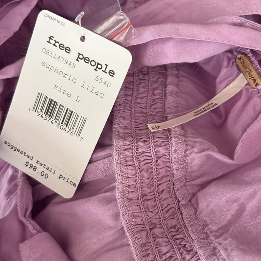 Free People Euphoric Lilac Halter Dress NWT - Picture 7 of 7